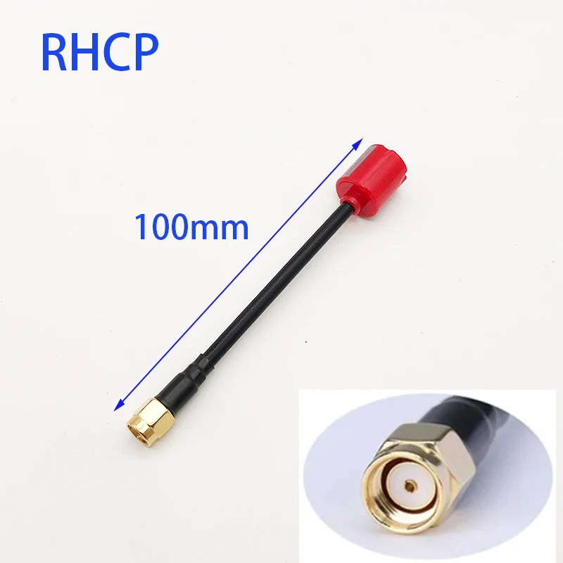 100mm RPSMA red