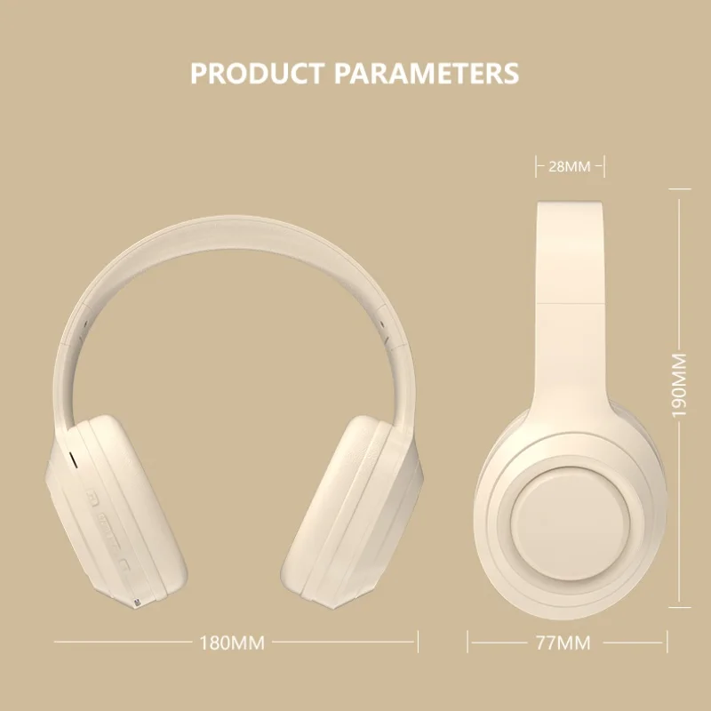 Erilles DR58 Headphone Bluetooth Headsets Wireless Earphones ENC Noise Cancelling TYPE-C Xaomi Wired Headphones Blutooth Hedset - Image 2