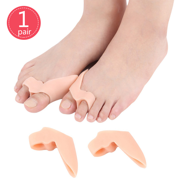 Big Bone Thumb Bunion Corrector Hallux Valgus Foot Straightener Silicone Gel Finger Toe Separators Orthopedic Foot Tools