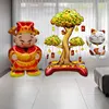 New Year Decoration Items Balloons God of Wealth Lucky Cat Lucky Tree Balloon Family Gatherings Home Wealth Decorations
