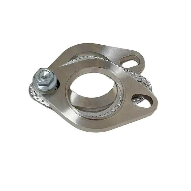Exhaust pipe joint 1pcs car Accessories Universal stainless steel exhaust muffler flange exhaust pipe connection 51mm 63mm 76mm joint
