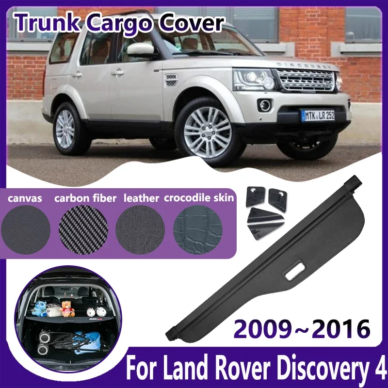 

For Land Rover Discovery LR4 Accessories 2009~2016 4 L319 Car Trunk Curtain Cargo Cover Luggage Tray Privacy Screen Retractable