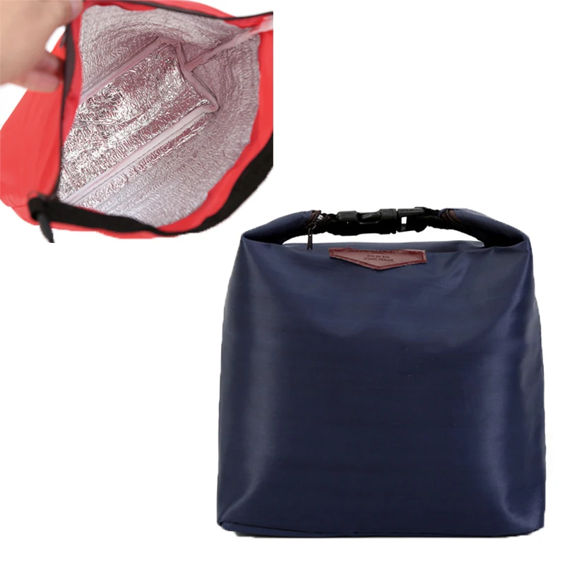 Lunch Bag Cooler Bag Thermal Insulated Lunch Bag Portable Oxford Cloth Cooler Lunchbox Storage Bag Carry Picinic Food Tote Insulation Package 1pc