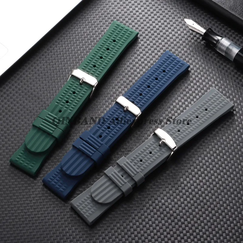 Premium Silicone Waterproof Sport Watchband Replacement Bracelet