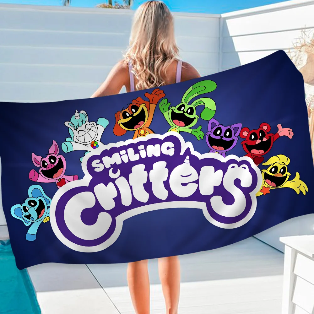 Smiling Critters CATNAP DOGDAY Microfiber Beach Towel Absorbent Quick dry Soft Yoga Swimming Resort Mountain Climbing Towel 4