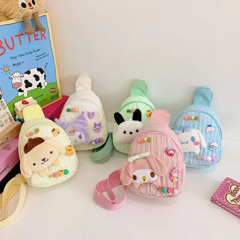 New children's bag cute cartoon children's small breast bag outdoor leisure change shoulder crossbody backpack 1