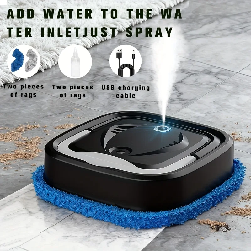 Robot vacuum cleaner vacuum cleaner humidifier multi-mode dual-function wet and dry mopping spray function 75 minutes