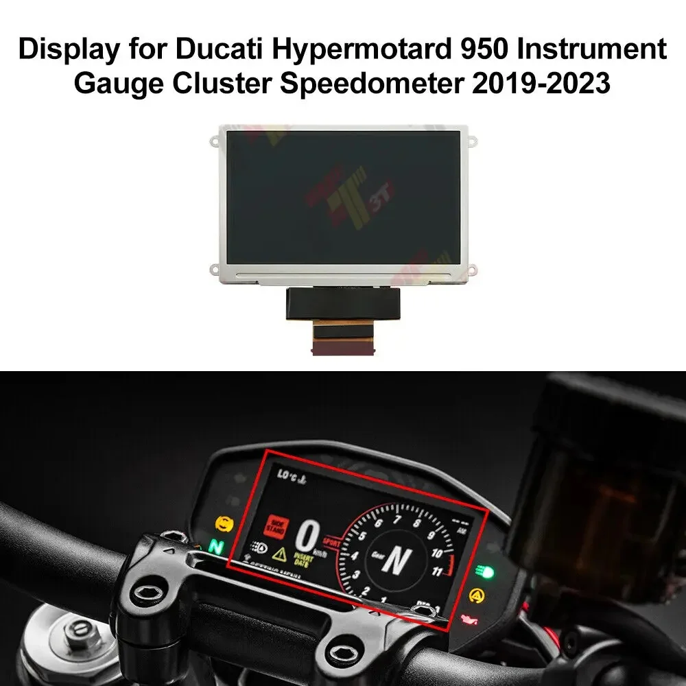 Dashboard LCD Display for Ducati Hypermotard 950 Instrument Gauge Cluster Speedometer 2019-23