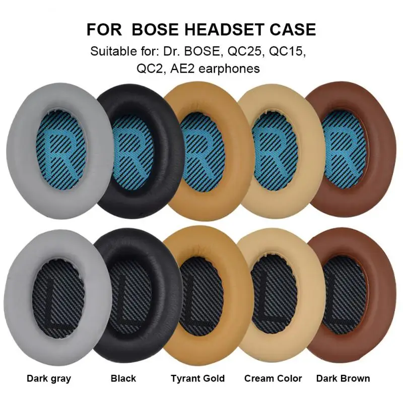 Replacement Ear Pads Earpads For Bose Quietcomfort Qc 2 15 25 35 Ear Cushion For Qc2 Qc15 Qc25 Qc35 Soundtrue Headphones Part