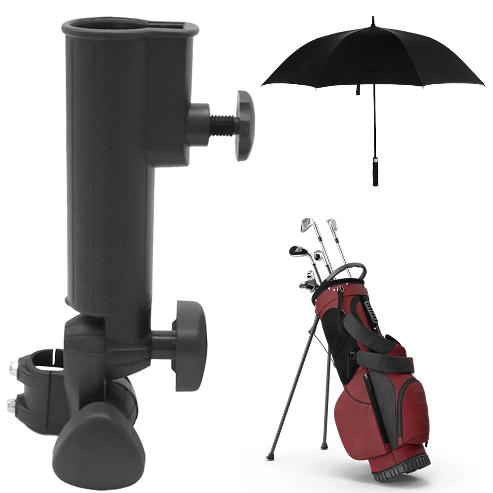 Trolley Umbrella Rack Multifunction Trolley Umbrella Holder Adjustable Angle Support Frame for Golf Cart Wheelchair
