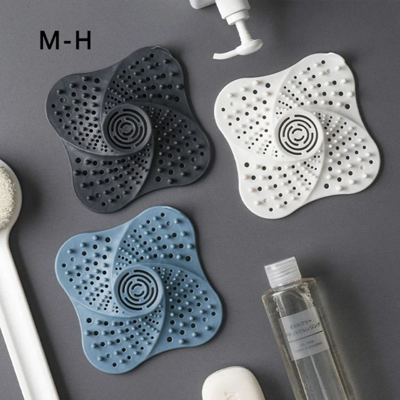 Anti-blocking hair drain catcher Hair Catcher Hair Stopper Plug Trap Shower Floor Drain Covers Sink Strainer Filter Bathroom Kitchen Accessories