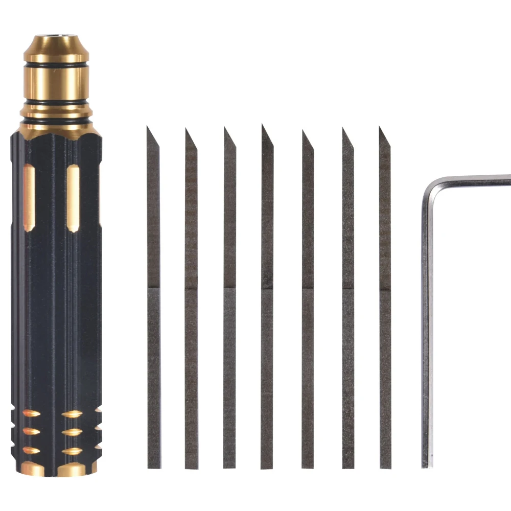 Carved Resin Line Panel Scribing Line Hobby Cutting Tool Chisel Model With 7 Blades 0.1-2.0mm For Carving Cutting wood carving chisels carving chisels