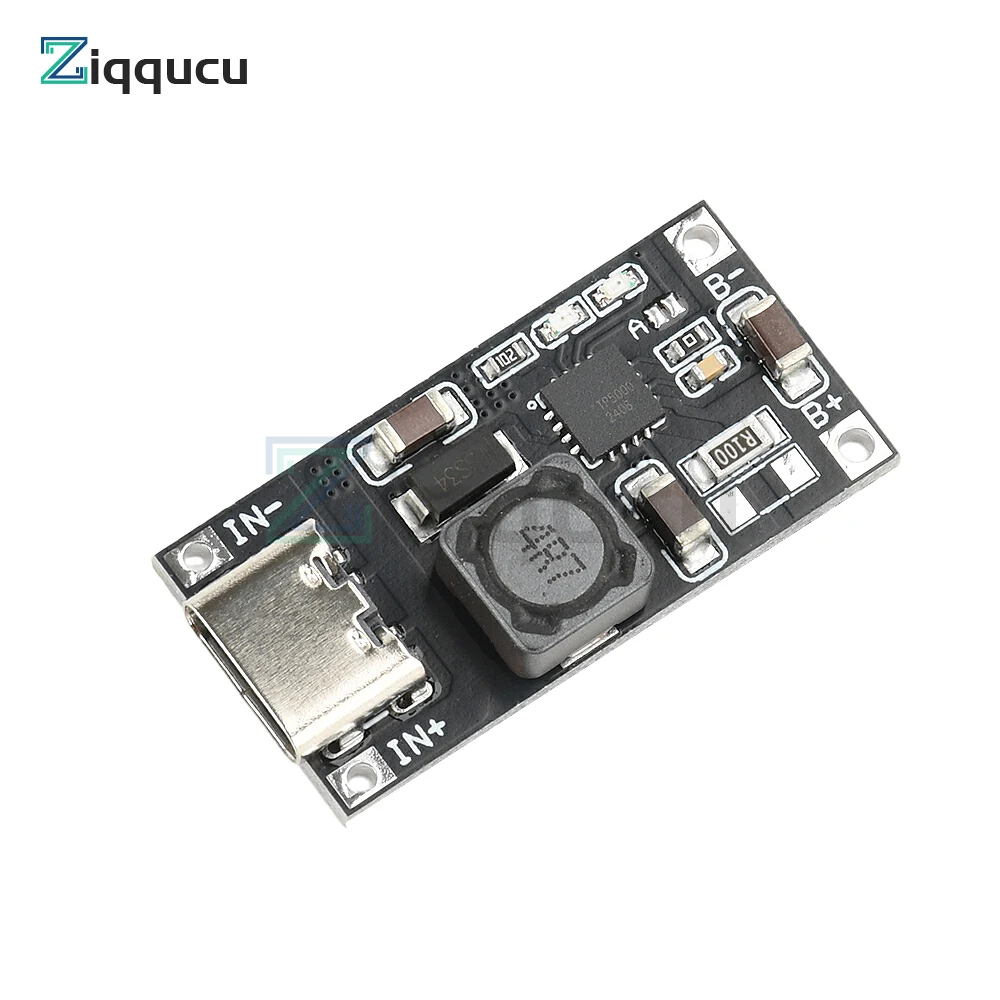 【Factory-direct】 TP5000 4.2V/3.6V 1A Li-ion Charging Board Type C Interface DC 4.5-9V to 4.2V/3.6V Step Down Charger Module.