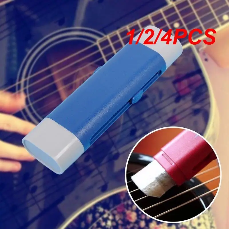 

1/2/4PCS Guitar Strings Derusting Brush Rubbling Pen Strings Anti Rust Guitar Cleaner String Care Oil Eraser Guitar Accessories