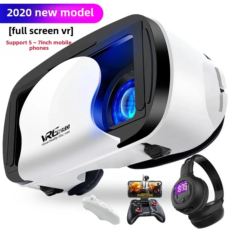 Classic White VRG Movie Theater Special Mobile Phone VR Glasses Gift Glasses Virtual Reality Headset for Smartphones