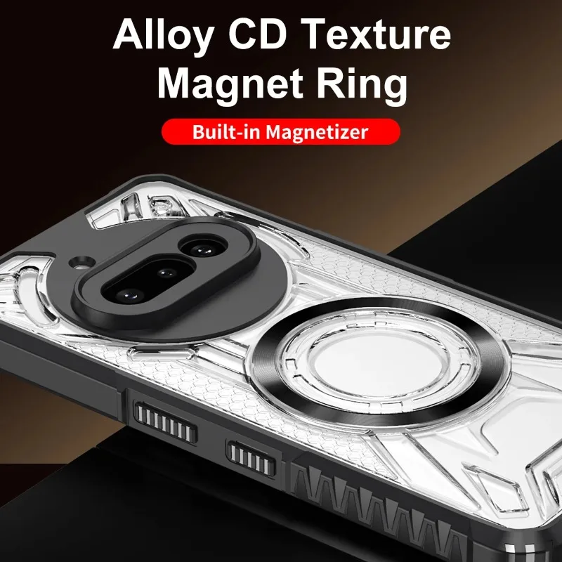 Luxury Armor Magnetic Magsafe Phone Case – Shockproof Hard Back Cover with PC+TPU Protection