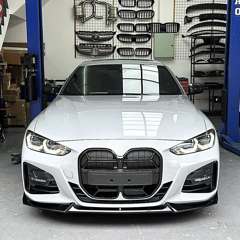 BMW 4시리즈 G22 G23 430i M440i 2021-2024 차량용 프론트 그릴 범퍼 레이싱 그릴 CSL 스타일 교체 부품 센터 그리드 페이스리프트