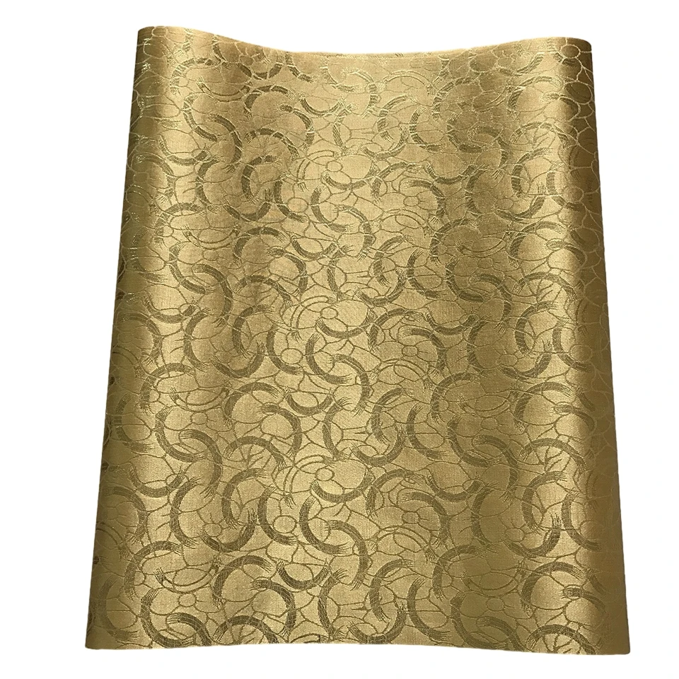 여성용 골드 나이지리아 세고 겔 헤타이 터번, 원단 2.5 야드 JLTS-7-9