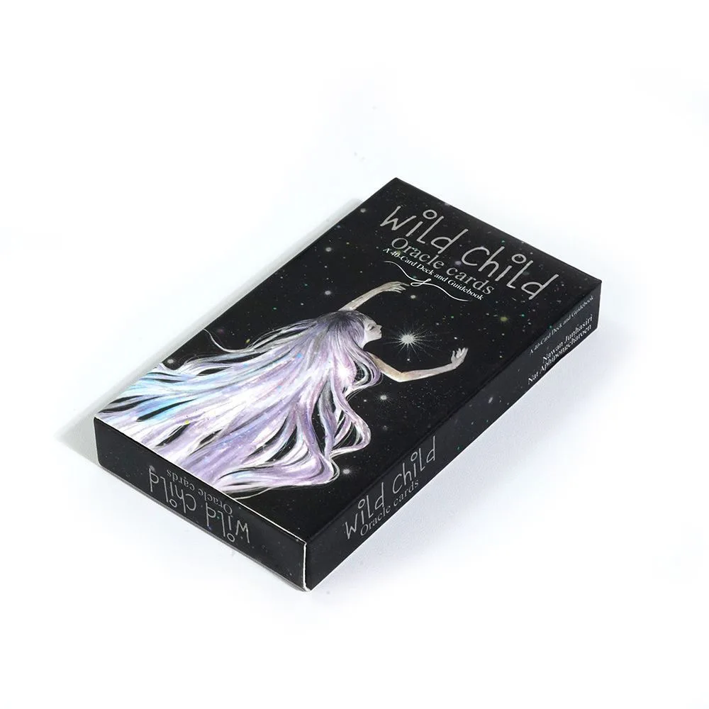 Wild Child Oracle 40pcs Card Deck Indie Oracle Deck Beautifully Illustrated Tarot Card Game Toy Tarot Card Prediction Divination 6