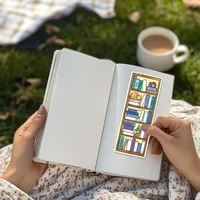 Bookcase Clear Stamps Reading Records Transparent Stamps Puppy Silicone Clear Stamp Seals for DIY Scrapbooking Photo Album 5