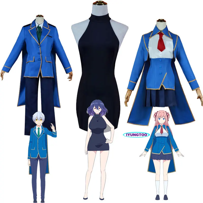 

Vermeil Cosplay Dresses Anime Vermeil in Gold Arut Goldfeldt Costume Lilia Cudelfeet School Uniform Skirts