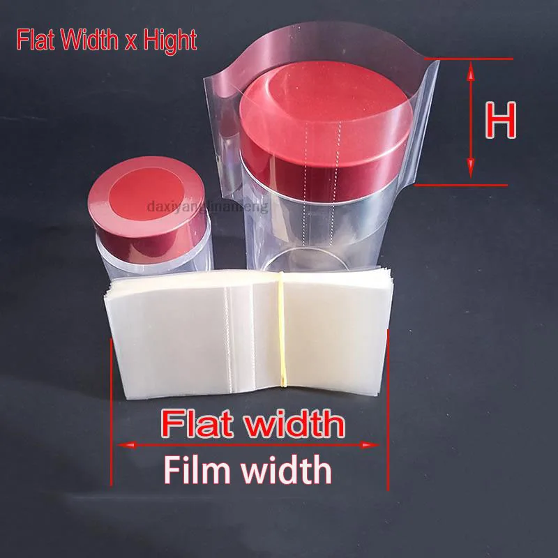 PVC-Schrumpfbänder Für Flaschenverschlüsse - 200 Stück Transparent