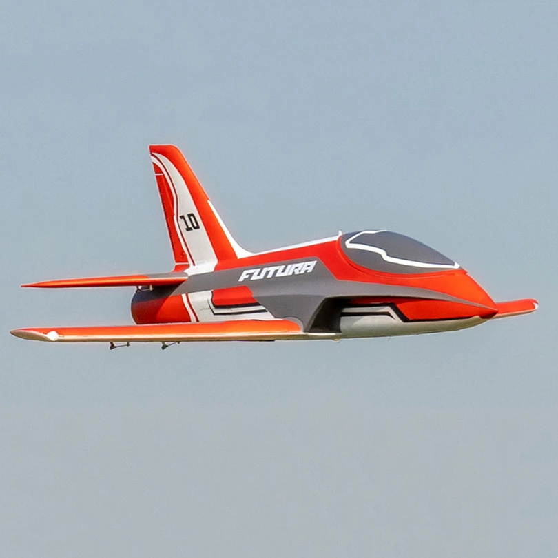 Détail du cockpit et de l'entrée d'air de l'Avion RC 80mm Futura V3 PNP EDF Jet