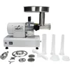 Grinder with 3 Stuffing Tubes, 2 Stainless Steel Grinding Plates, and a Stainless Steel Stuffing Plate for Making Ground Meat 1