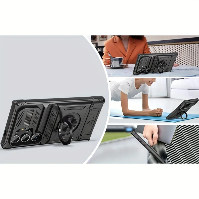 Versatile Concealed Dual-Card Slot Phone Case