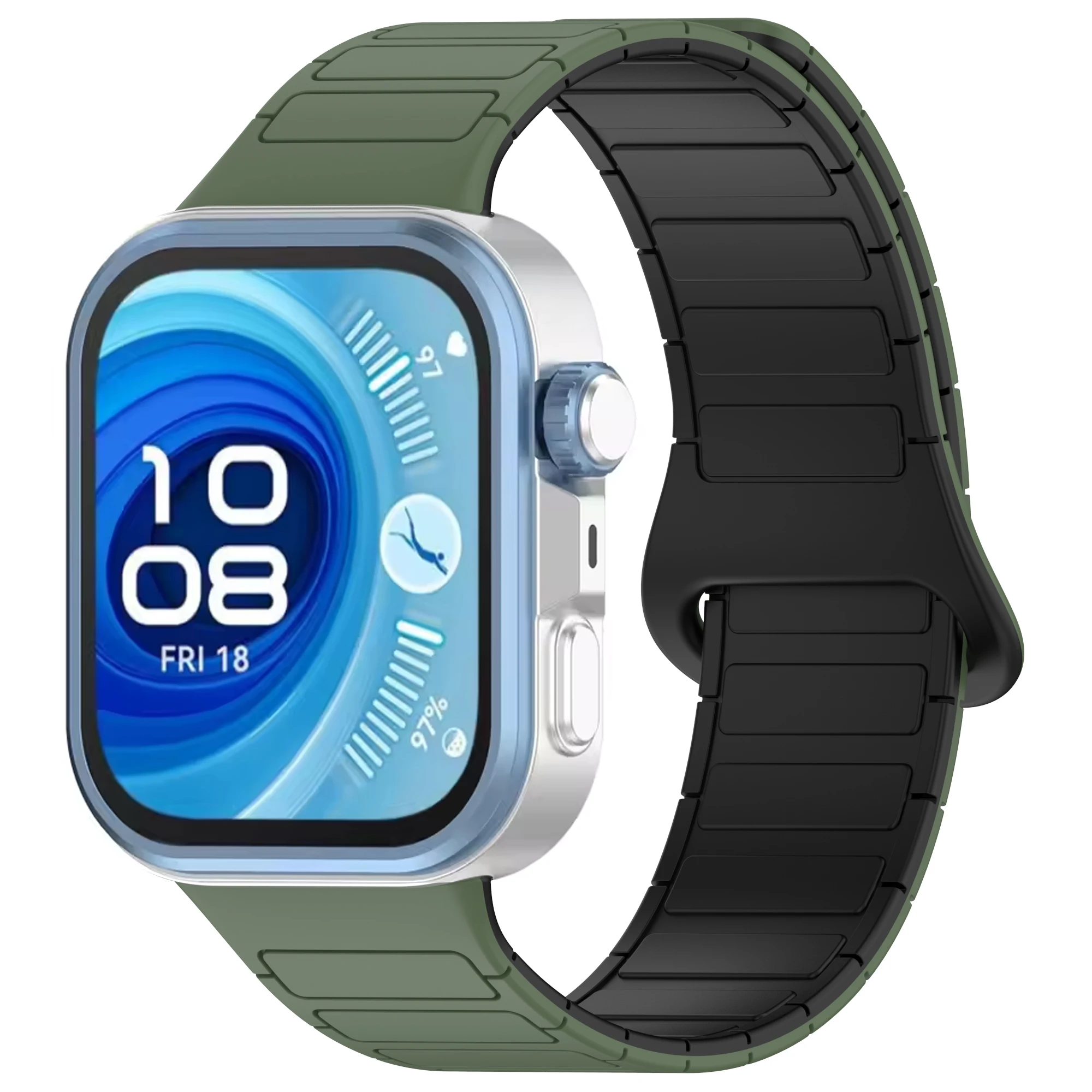Magnetic Loop Silicone Replacement Strap Bracelet