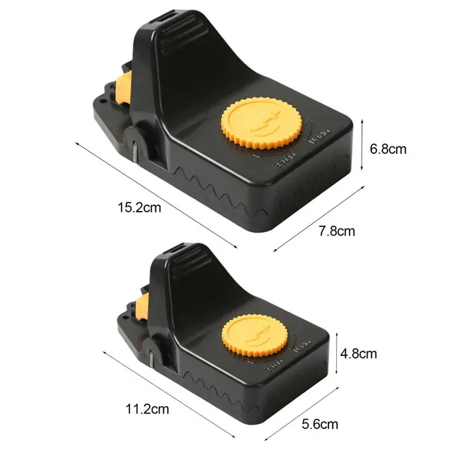 Hatékony Egércsapda Munkaügyi Megtakarító Műanyag Nagy Érzékenységű Egér Gyilkos Háztartási Készletek - Image 6