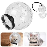 Cat Grooming Supplies Anti-Licking Anti-Bite Breathable Cat  Muzzle Protective Space Hood Grooming Mask Bath Grooming 1