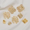 Anniyo African Symbol Earrings With Stone Dwennimen Gye Nyame Stud Earrings Ethnic Jewelry #371606 5
