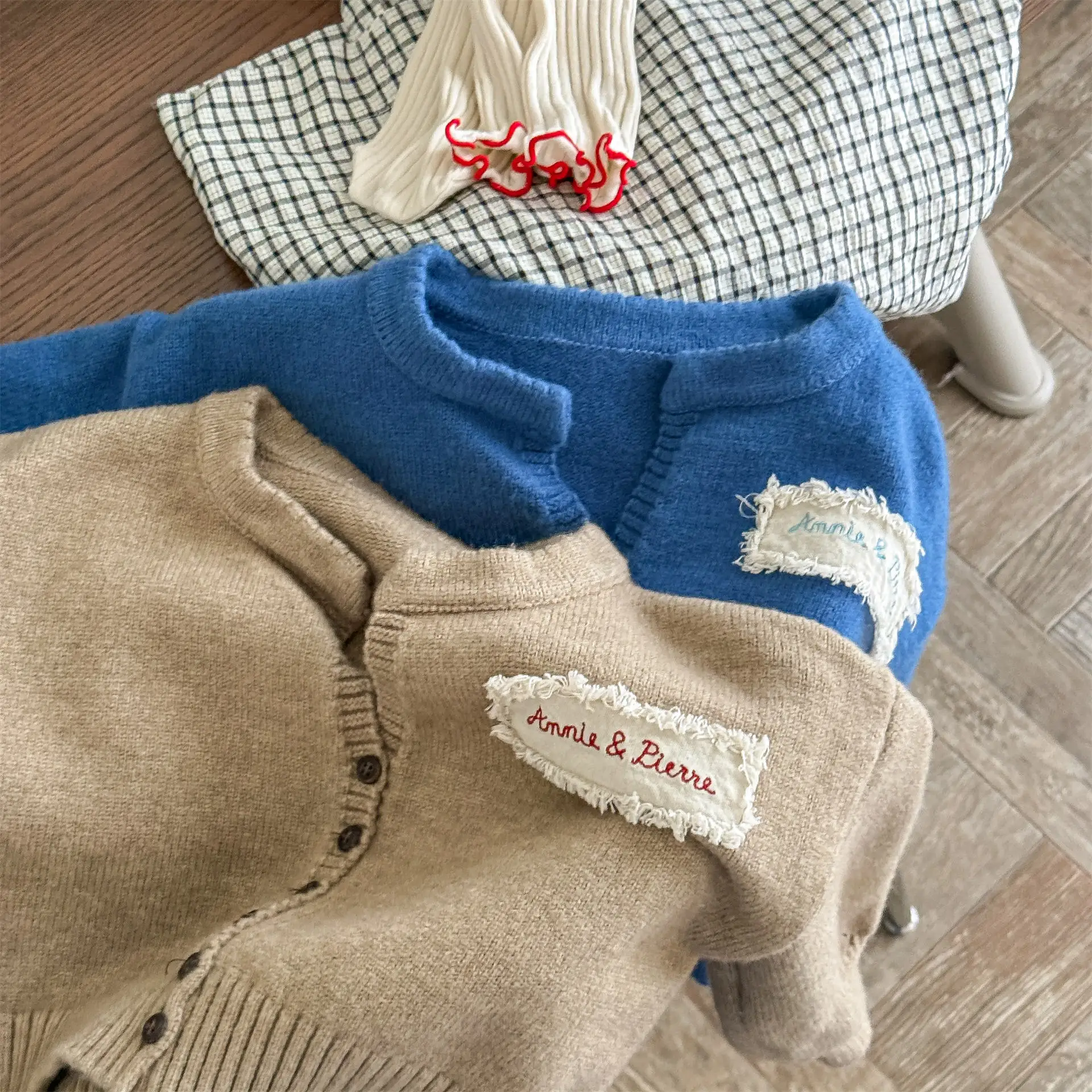 205 Autumn New Children Long Sleeve Knit Cardigan Fashion Girls Sweater Coat Kids Cotton Knitwear Jacket Baby Clothes 3 205 Autumn New Children Long Sleeve Knit Cardigan Fashion Girls Sweater Coat Kids Cotton Knitwear Jacket Baby Clothes - Image 3