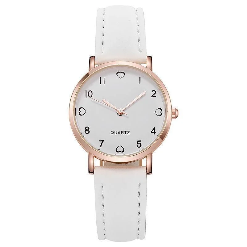 Women's Simple Vintage Watches for Women Dial Wristwatch Leather Strap Wrist Watch High Quality Ladies Casual Bracelet Watches - 4