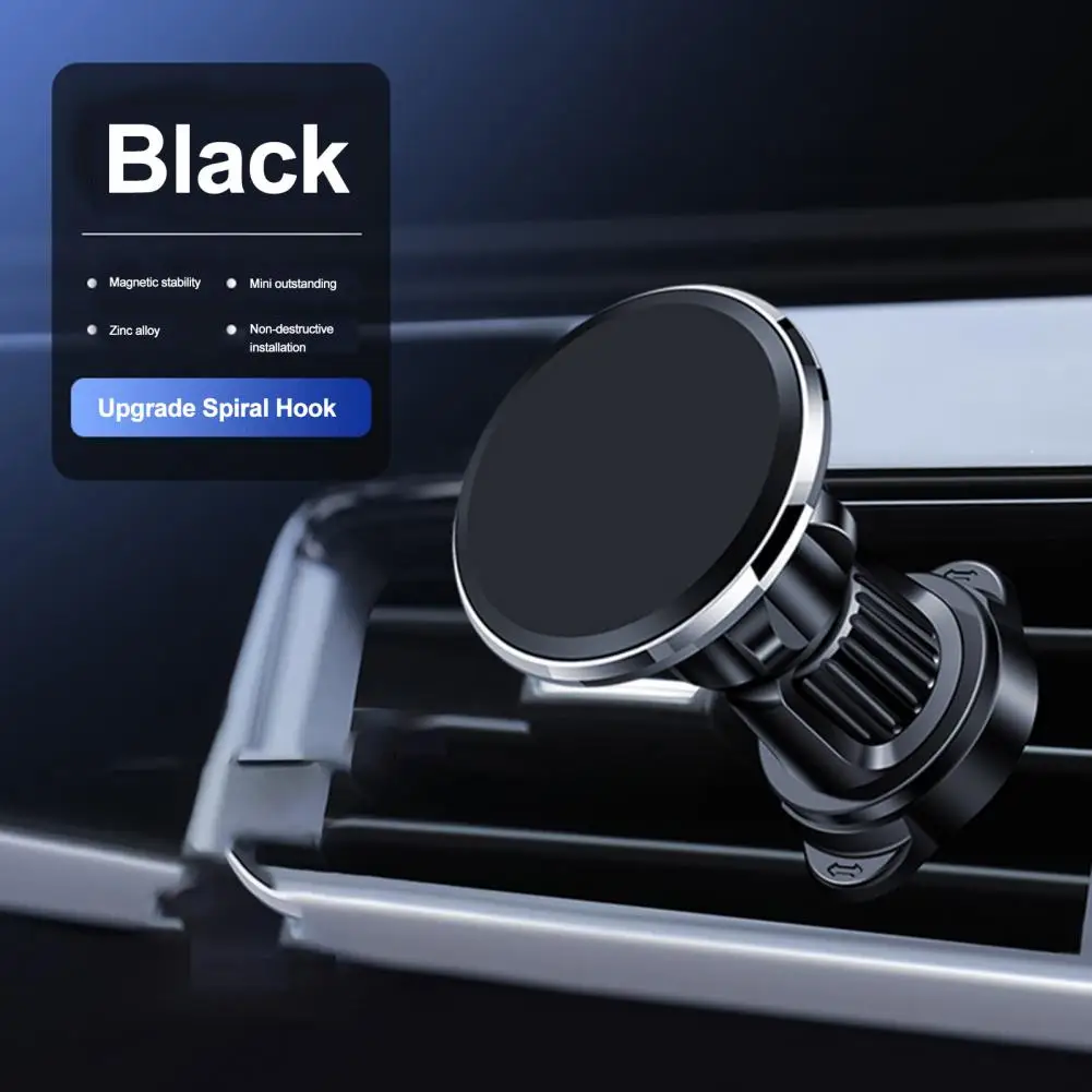 

Car Phone Holder Multi-Functional 360 Degree Rotation Easy Mounting Phone Stand For Navigation Hands-Free Calls