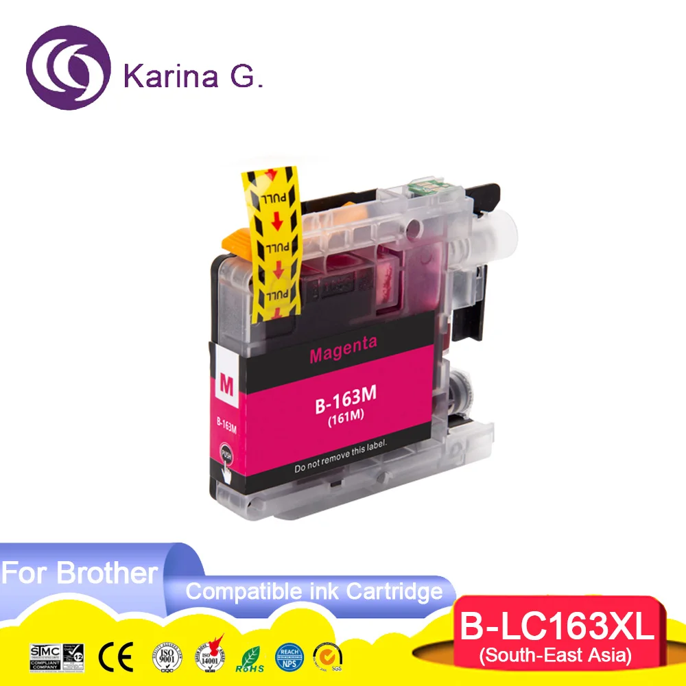 LC161 LC163 Compatible Color Inkjet Ink Cartridge for DCP-J152W/J552DW/J752DW M