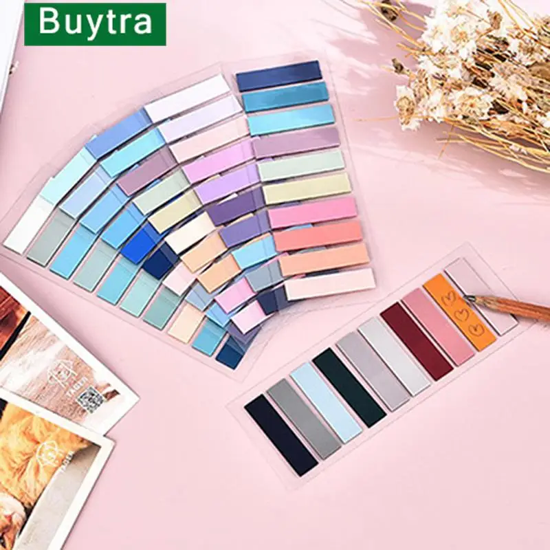 

200 Sheets Page Markers Tabs Bookmark Transparent Sticky Classify Files For Books Waterproof Notes Strip Students Flags