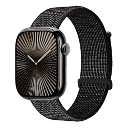 Breathable Nylon Loop Band - Series 11 - 10 46mm (Reflective black)