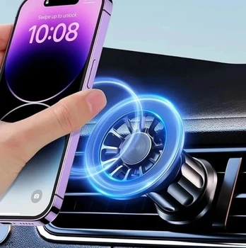 MagSafe Car Mount Magnets Magnetic Mobile Phone Holder For Car Auto Dashboard GPS Navigation Smart Phone Bracket Stand Gadgets 1