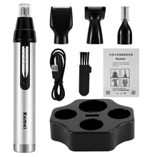 

Multifunction Electric Nose Hair Trimmer USB Charging Hair Trimmer Set Rechargeable Nose Ear Sideburns Eyebrow Hair Shaving Kit