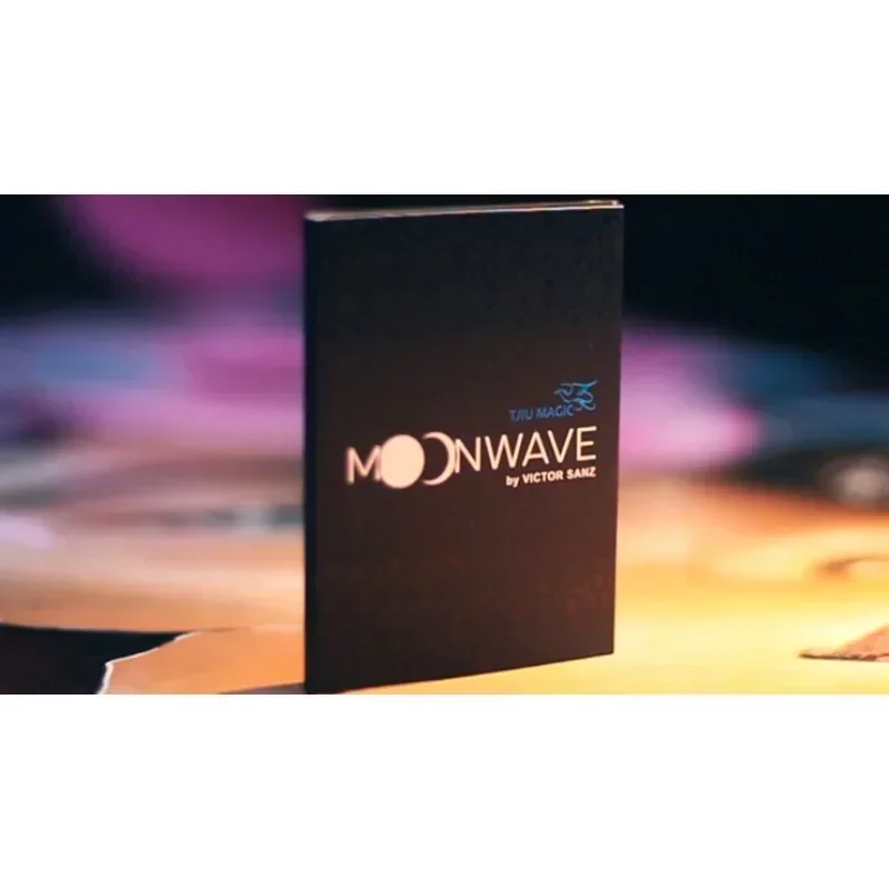 

MOONWAVE Magic Tricks Half Card Vanishes and Floating in Mid-air Close-up Street Illusions Gimmicks Mentailsm Props Visual Magia