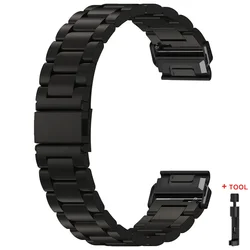 Stainless Steel Metal Watch Strap - Quick Easy Fit, 26/22mm - 22mm (BB)