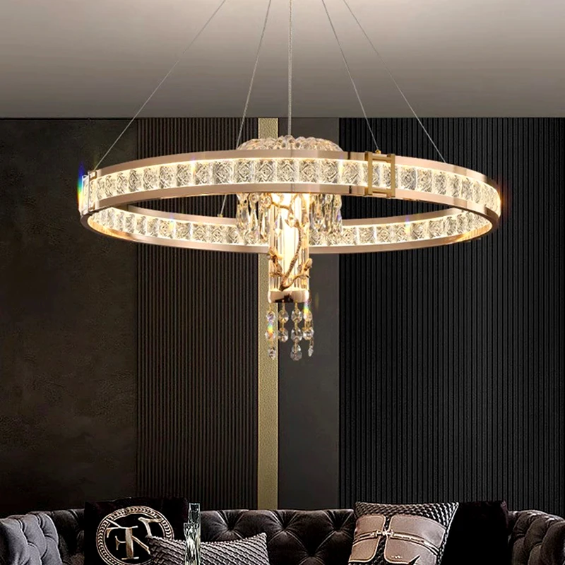 

Modern light luxury Dining room chandelier lighting Ceiling lamps hanging light led chandeliers for the living room indoor light