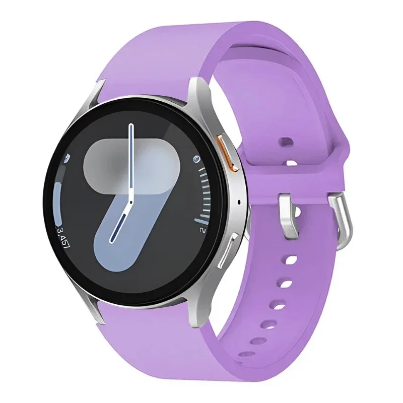Premium Silicone Smartwatch Strap - No Gap Design, Universal Fit