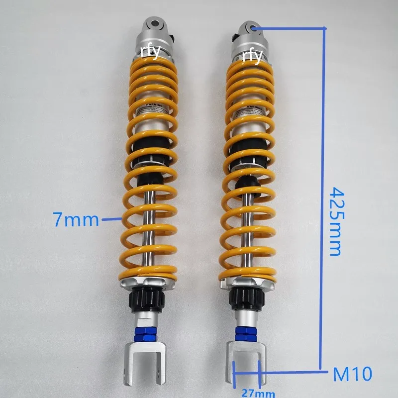 Öhlins ショックアブソーバー シルバー/イエロー スズキGSR600用