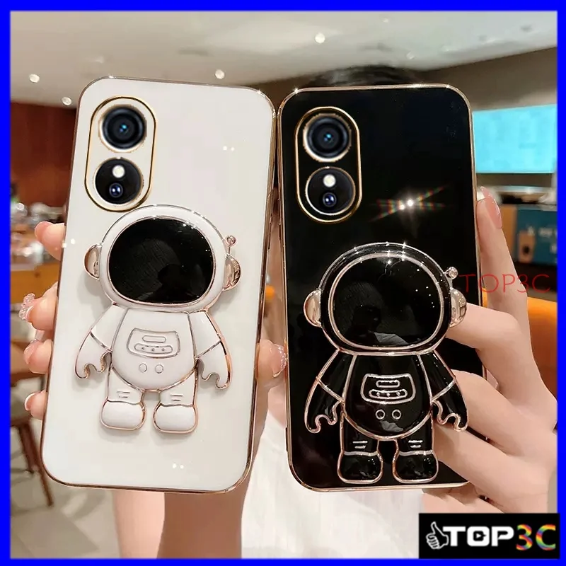 Pentru OPPO A17 A77S A57 2020 A15 A15S A9 2020 A5 2020 A53 2020 A54 A16 F9 A12 A7 A5S Astronaut Stand Husa telefon_voghion.com