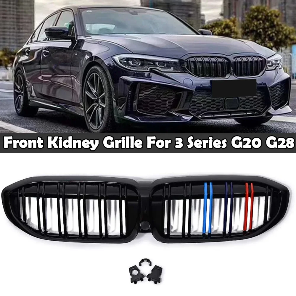 

Решетки для переднего бампера BMW 3 серии G20 G21 G28 340i 2019 2020 2021 2022