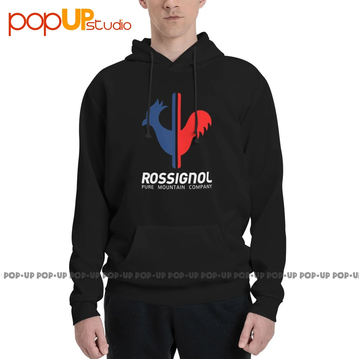 Rossignol Ski Logo R Pure Mountain Company Felpa Con Cappuccio Felpe Con Cappuccio Best Trend Vintage Migliore Qualità