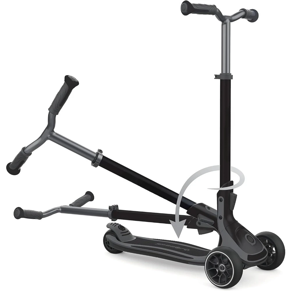 Ultimum Scooter 3-Wheel Kick Scooter for Adults & Kids 5+ Foldable Kick with Safe, Non-Slip Deck & Premium Brakes
